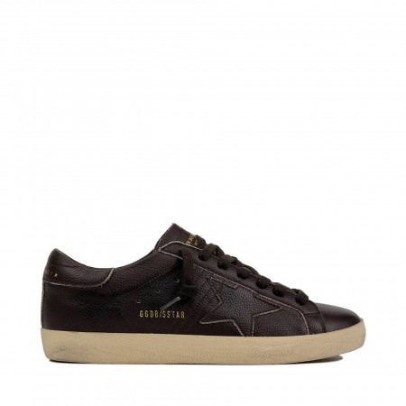 Golden Goose Super Star / Коричневые кожаные муж