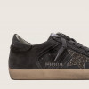Golden Goose Super Star / Замша серая / глиттер звезда