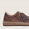 Зимние Golden Goose Ball Star / Замша розовая / сер зв