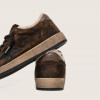 Зимние Golden Goose Ball Star / Замша корич / черная зв муж