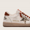 Зимние Golden Goose Ball Star / Лео звезда / корич шнурки