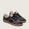 Зимние Golden Goose Ball Star / Замша серая / черная звезда