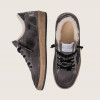 Зимние Golden Goose Ball Star / Замша серая / черная звезда