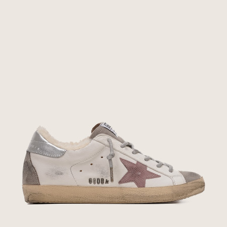 Зимние Golden Goose Super Star / Розовая звезда