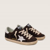 Golden Goose Super Star / Замша коричневая / белая звезда