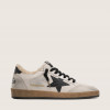 Зимние Golden Goose Ball Star / Белые / питон зв муж