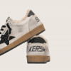 Зимние Golden Goose Ball Star / Белые / питон зв муж