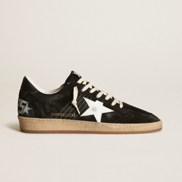 Golden Goose Ball Star / Suede Black /  Замша черные