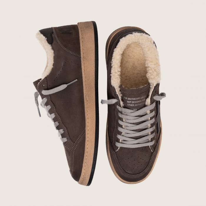 Зимние Golden Goose Ball Star / Серые / черная звезда муж