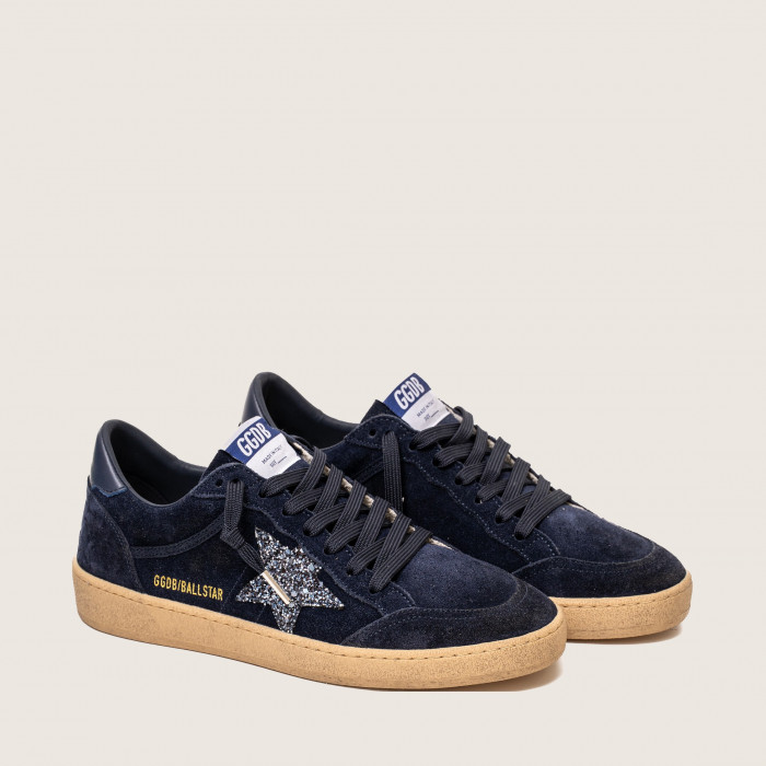 Golden Goose Ball Star / Замша синяя